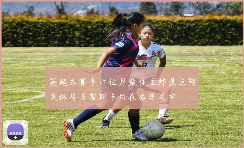 英超本赛季六位月最佳主帅盘点阿莫林与马雷斯卡均在名单之中